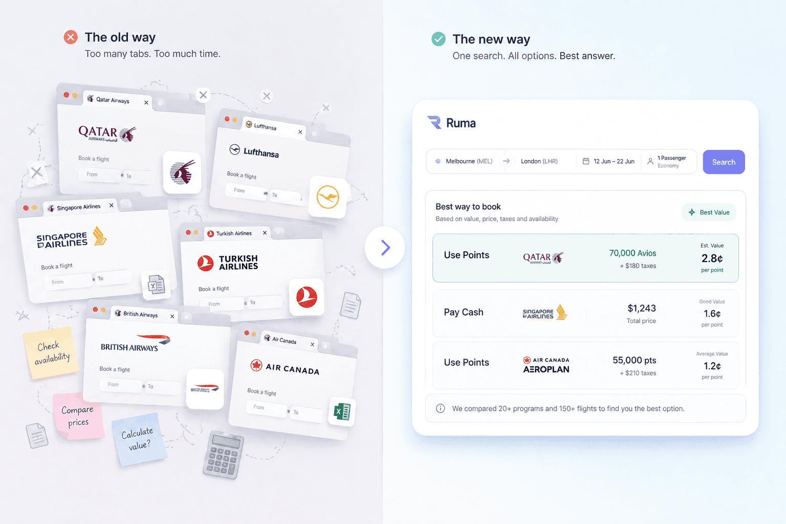 Search Travel Options